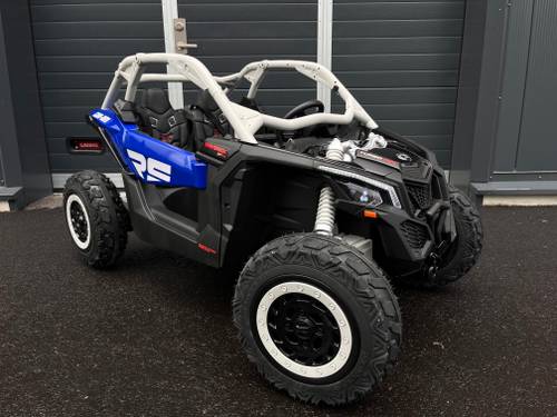 Laste elektri UTV Can-Am Maverick Turbo RS Elektriline XXL UTV Sinine