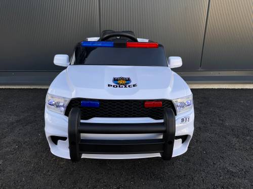 Dodge Charger Police elektriauto lastele, valge/must