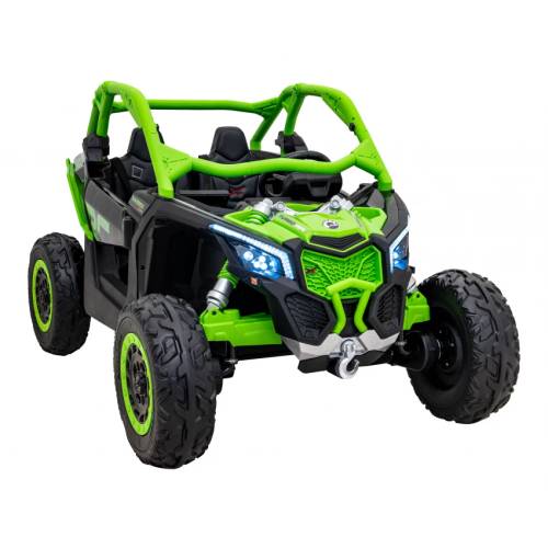 Laste elektri UTV Can-Am Maverick Turbo RR Roheline